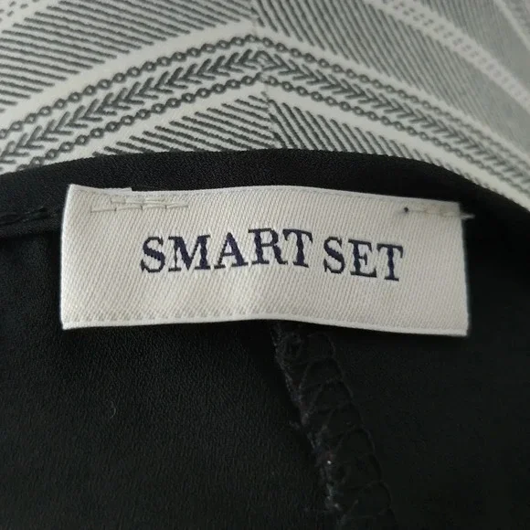 Smart Set Semi-Sheer High-Low Sleeveless  Blouse, M - Picture 5 of 5